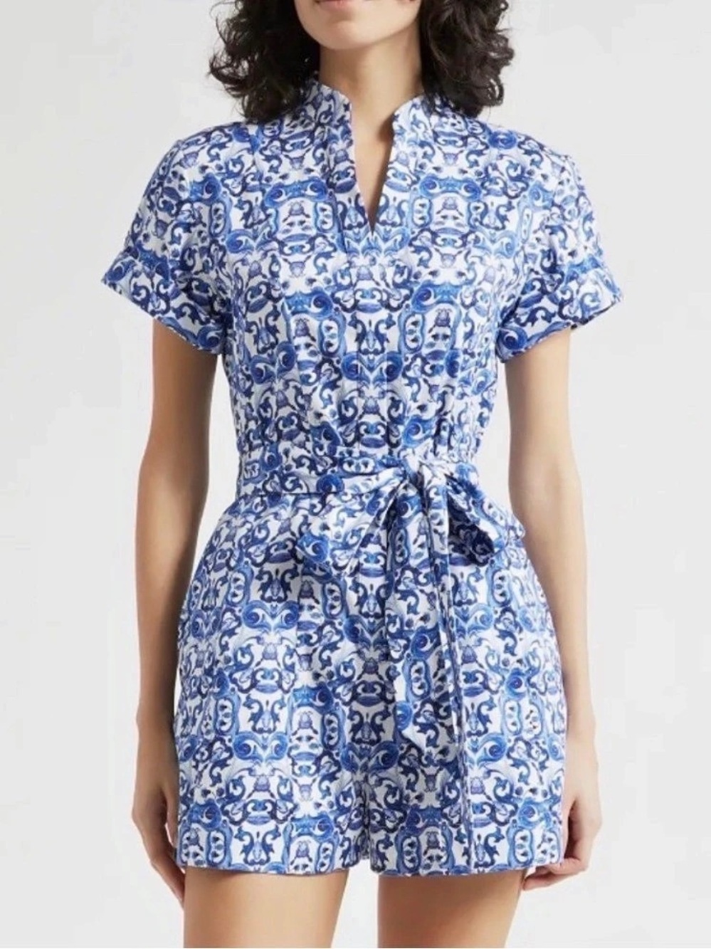 Alice & Olivia Lucy Belted Romper Size 8